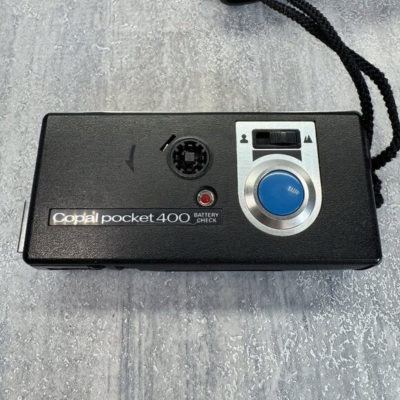 Vintage Rare - Copal Pocket 400 110 Film Point & Shoot Camera w/ Case Untested - Picture 4 of 9